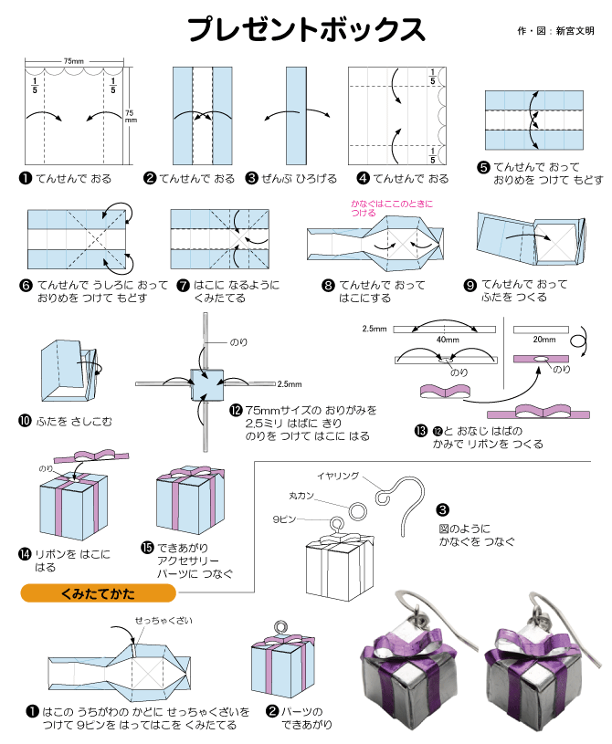ツリー型のプレゼントボックス お菓子入れ 」の作り方ぬくもり
