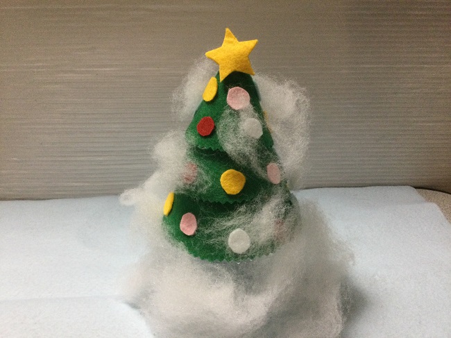 クリスマス フェルトで手作りツリーオーナメント 100均DIY felt Christmas Xmas - YouTube