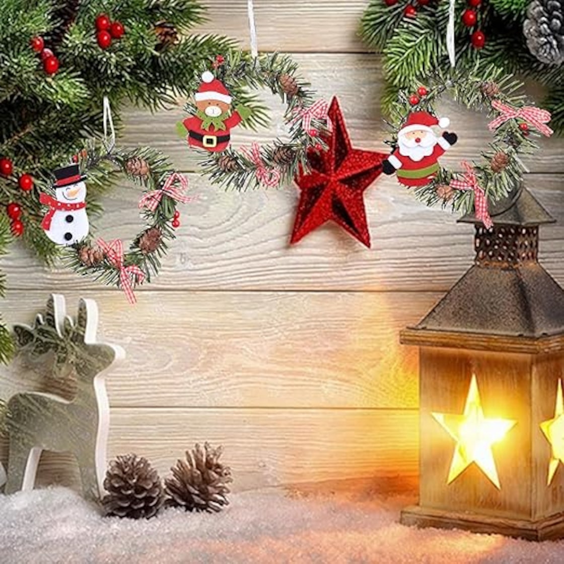 貝殻 クリスマス オーナメント ガーランド 飾り 南国 オシャレ もみの木