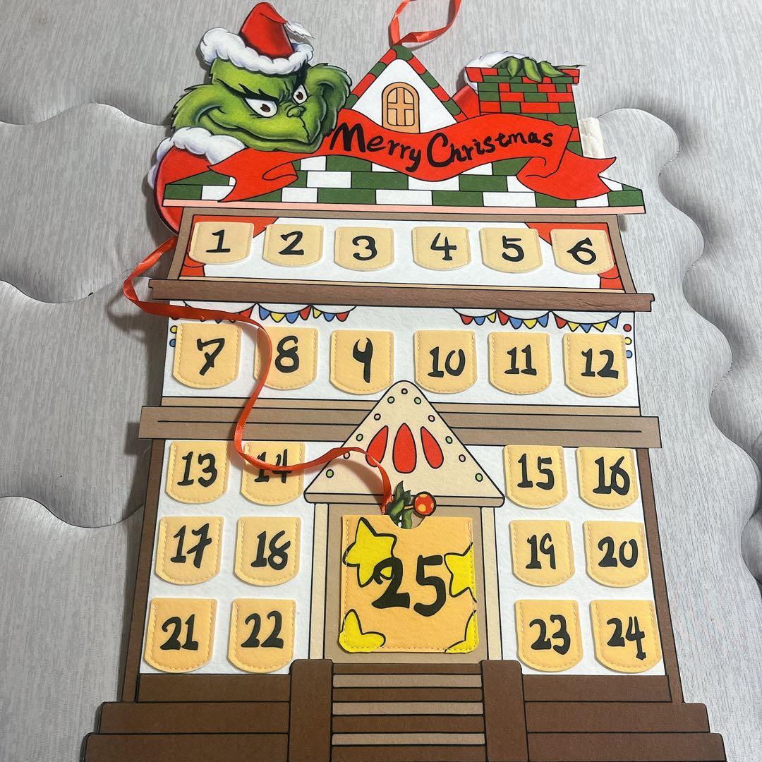 アドベント カレンダー クリスマス 壁掛け 装飾 面白い イベント