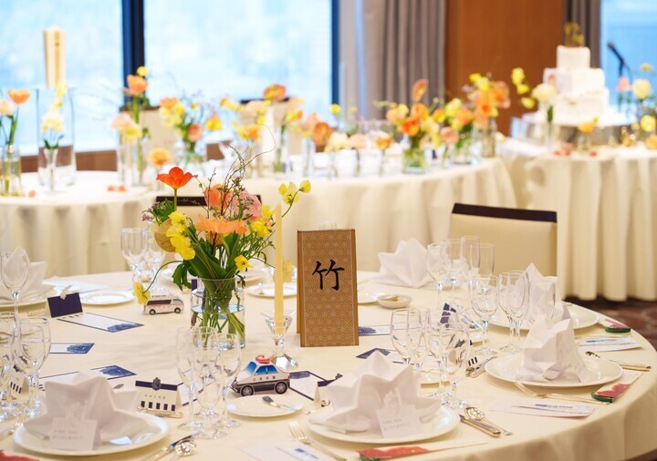 結婚式のフラワーコーディネート 春の終わり～夏の会場装花スタッフブログ大正ロマンな鎌倉の結婚式場・和婚ウェディングは萬屋本店