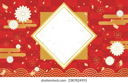 背景素材-お正月イメージ 白 のイラスト素材12649357- PIXTA