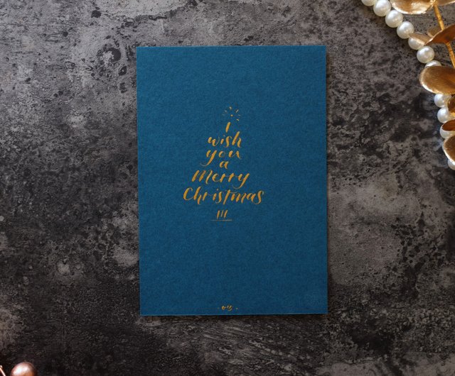 スノーフレーク雪だるまクリスマスカード英語手書きカードグリーティングカード - ショップ nvshao はがき・メッセージカード - Pinkoi