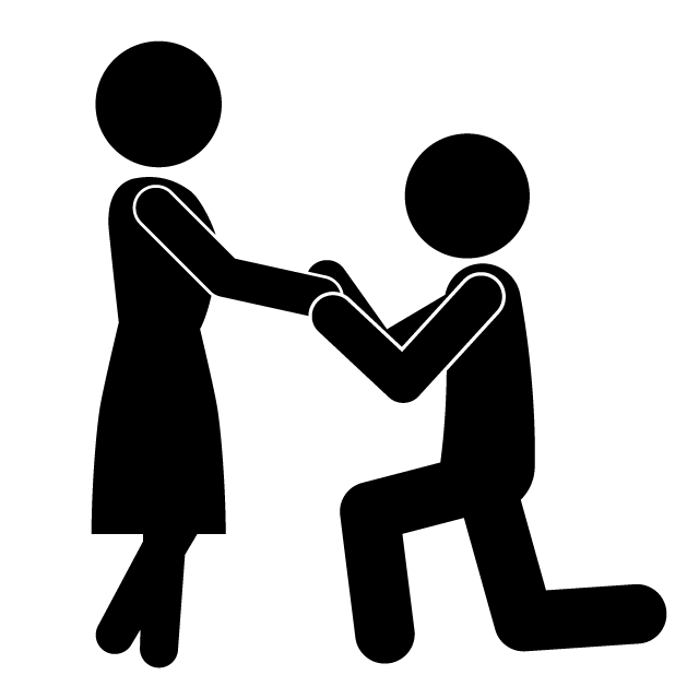 プロポーズ 指輪 素材イラスト・フリー素材なら「シンテリ」