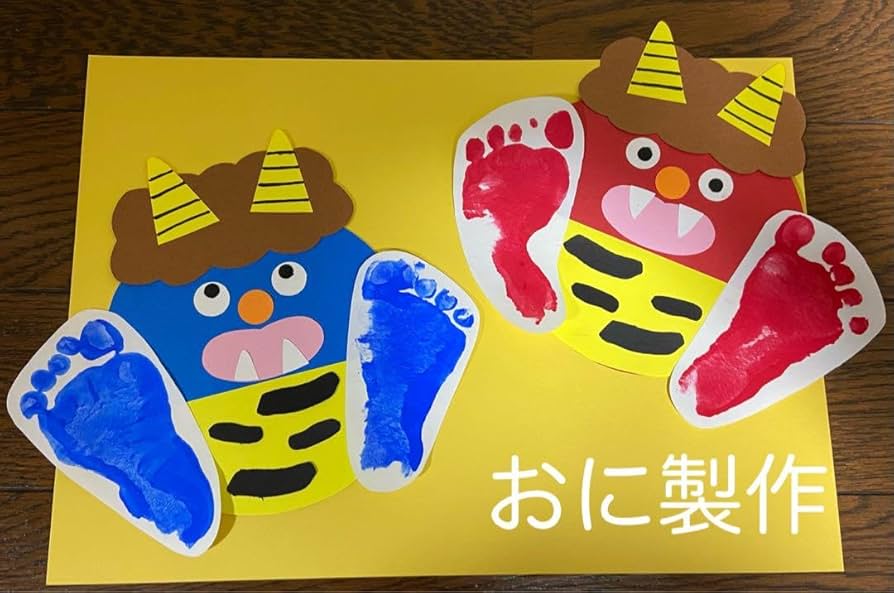 ハンドメイド 節分モビール 豆まき 2月 1月 壁面飾り - メルカリ