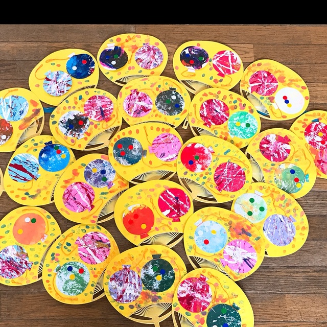 おさかな丸うちわ 製作 保育士・幼稚園教諭のための情報メディア ほいくis ほいくいず