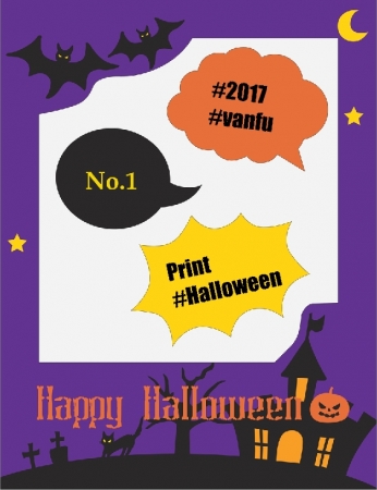 フリー素材06 ハロウィンパーティーを盛り上げよう！ポスター印刷のプリオ