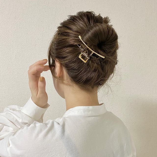 浴衣 前髪あり・なしでも流すのが簡単にできる髪型