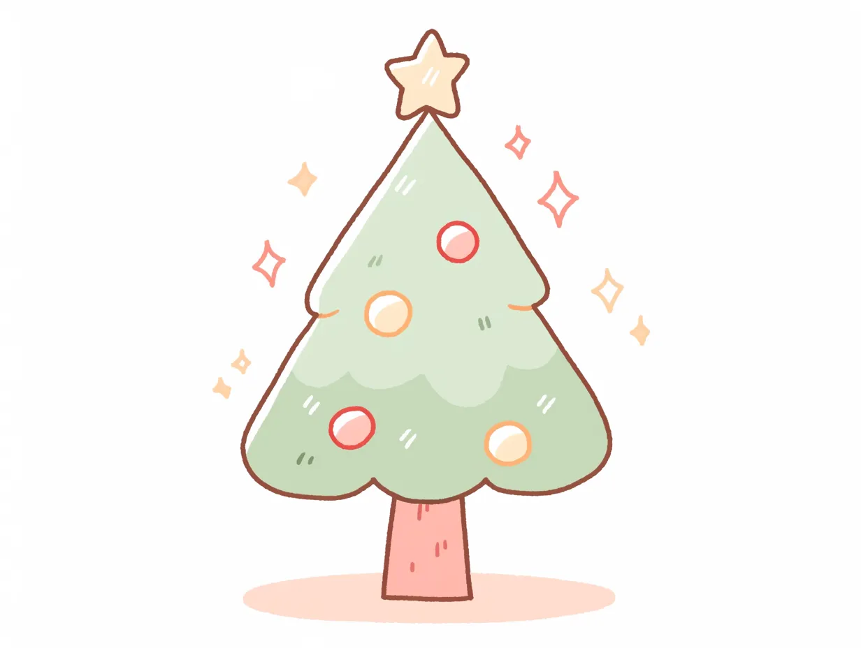 かわいいクリスマスツリーのイラスト園だより、おたよりで使えるかわいいイラストの無料素材集 イラストだより