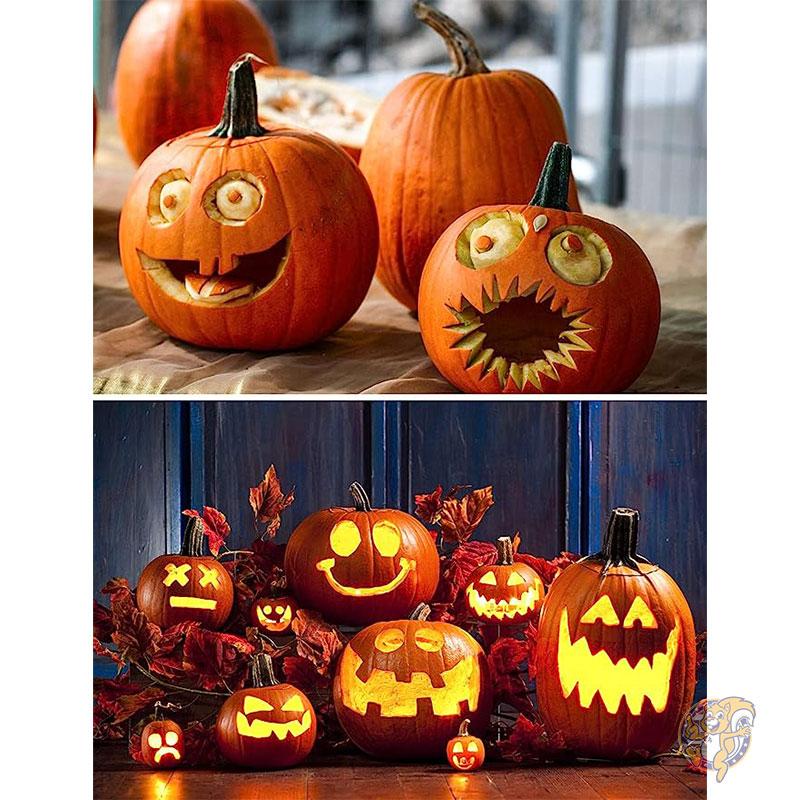 折り紙「かぼちゃ ジャックオーランタン 」の折り方ハロウィンに活躍します