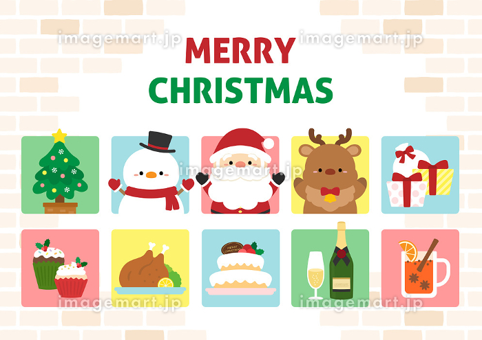 可愛いクリスマスのイラスト無料イラスト素材集Lemon