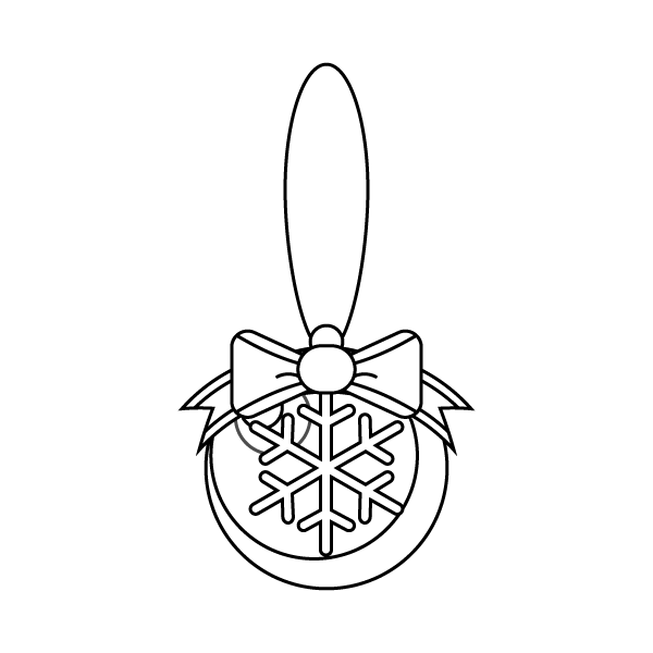 無料のクリスマスリースやツリーのぬりえぬりえパーク