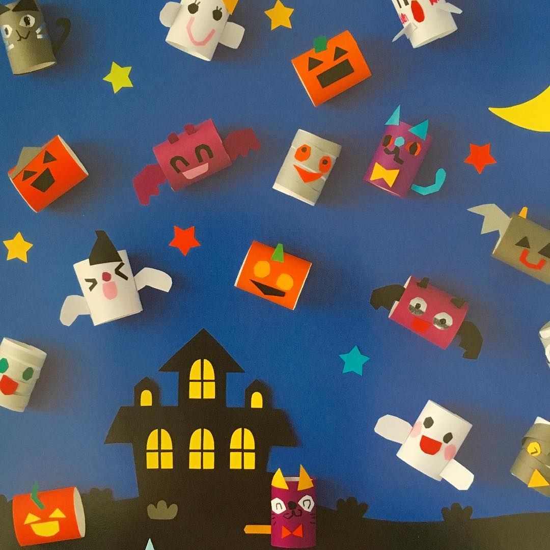 ペーパーフラワー 折り紙で作るハロウィンの飾りPaper FlowerHalloween decoration