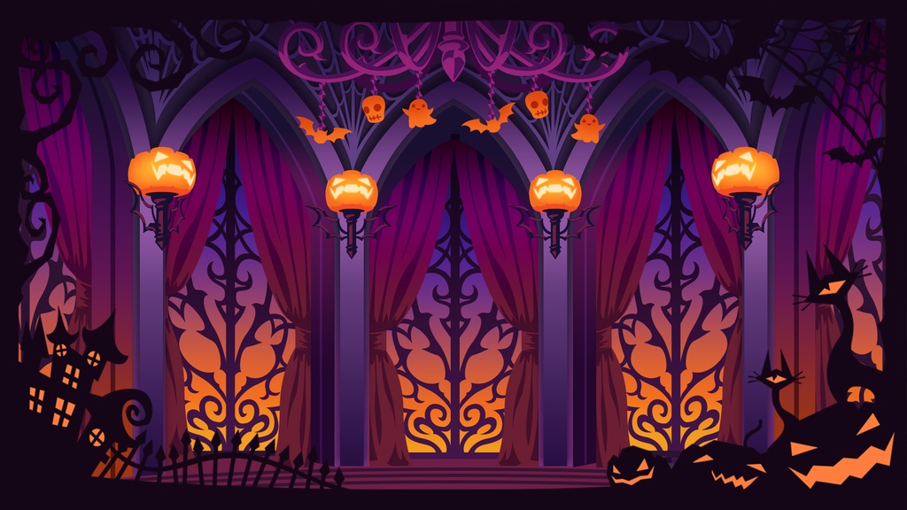 ハロウィン背景無料テンプレートデザイン。イラストや画像付きも豊富 - Canva キャンバ