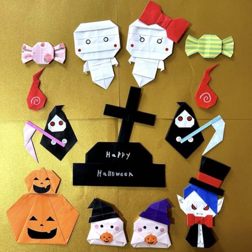 折り紙でかぼちゃを作ろう♪飾ろう♪ハロウィン・秋の飾りをYouTubeショートで公開しております✨,秋の飾りにぴったり♪紙で作るかわいいカボチャの飾りです🎃,ハロウィンや収穫祭のDIYディスプレイに、置いたり壁面に貼ったりモビールのように吊るしたりいろいろな場所に装飾できます！,1つだけ玄関や窓辺に飾っても、レクリエーション、イベントでみんなで沢山作って施設等で飾っても楽しめます ⁠^⁠^⁠