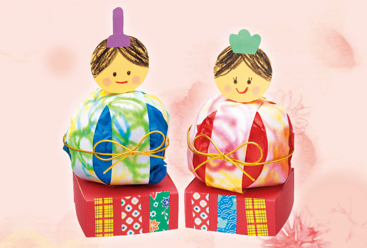 0歳児 おひなさま製作すえさみこども園 石川県小松市