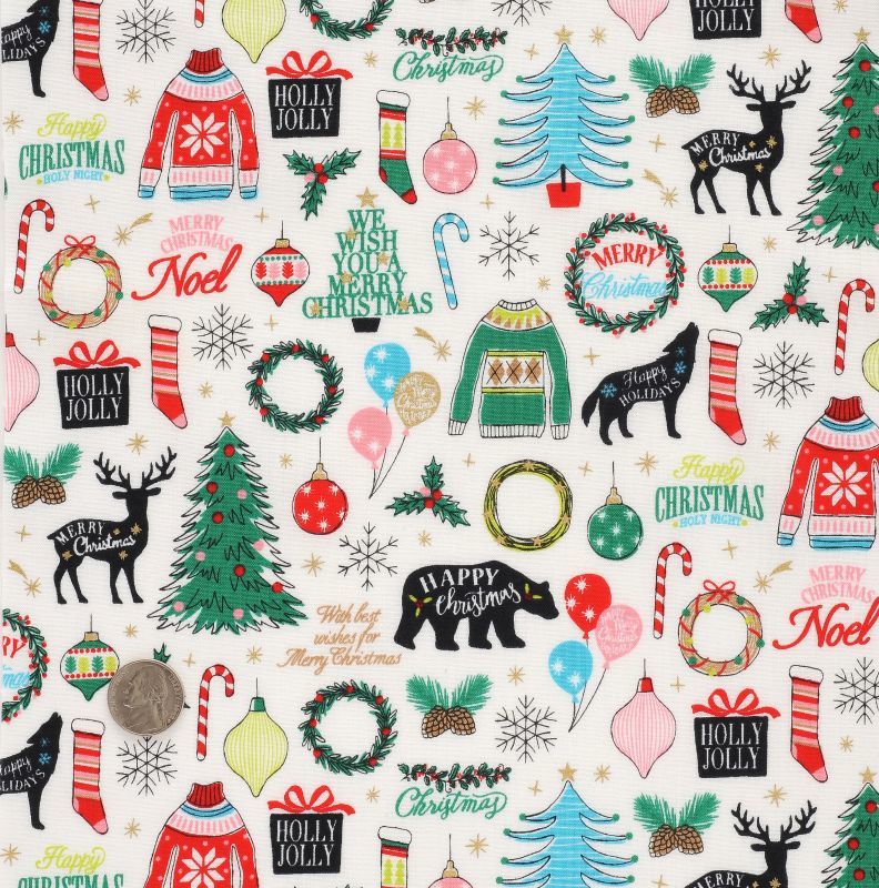 クリスマスの柄新塩瀬帯洗える帯 名古屋帯和装小物 井澤屋