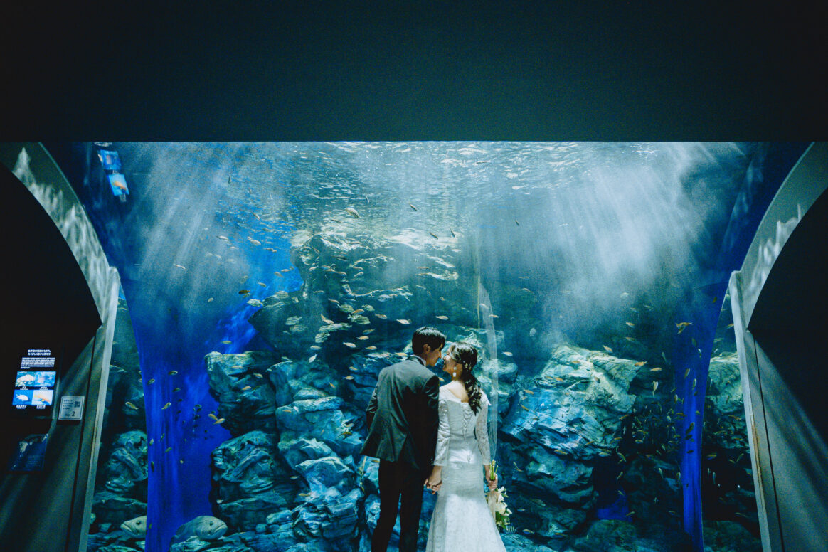 マリンワールド挙式！？夢のような結婚式でした！ - アンジェラフォンティーヌ福岡県・久留米の結婚式場