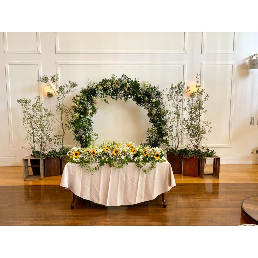 長方形じゃない！ラウンドテーブルの高砂イメージ10選marry マリー