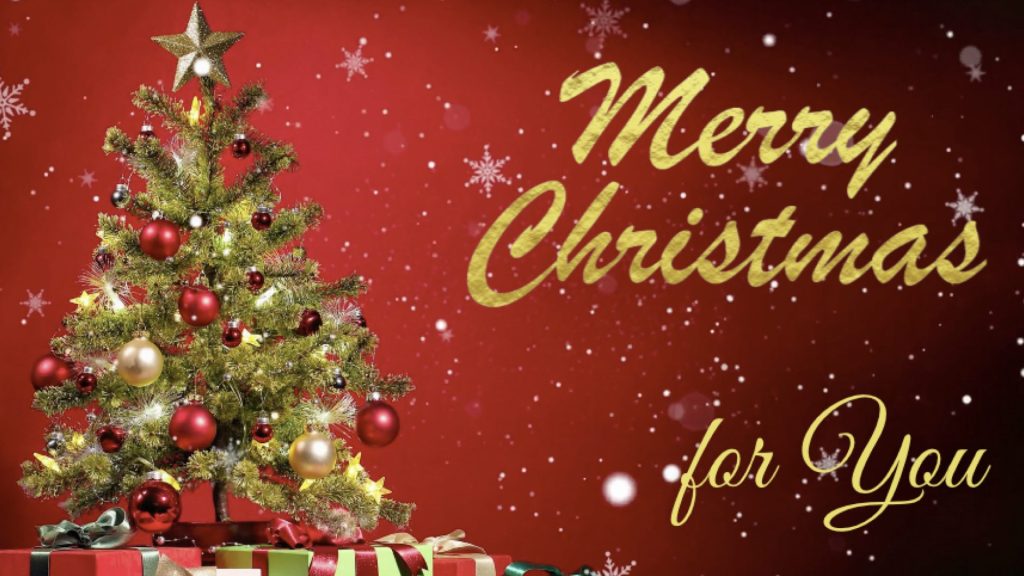 クリスマス動画カード14 クリスマスグリーティングカード