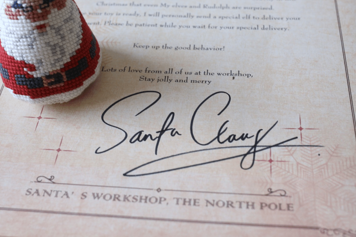 バレないサンタクロースからの手紙の書き方。hanahanaの日々のひとりごと