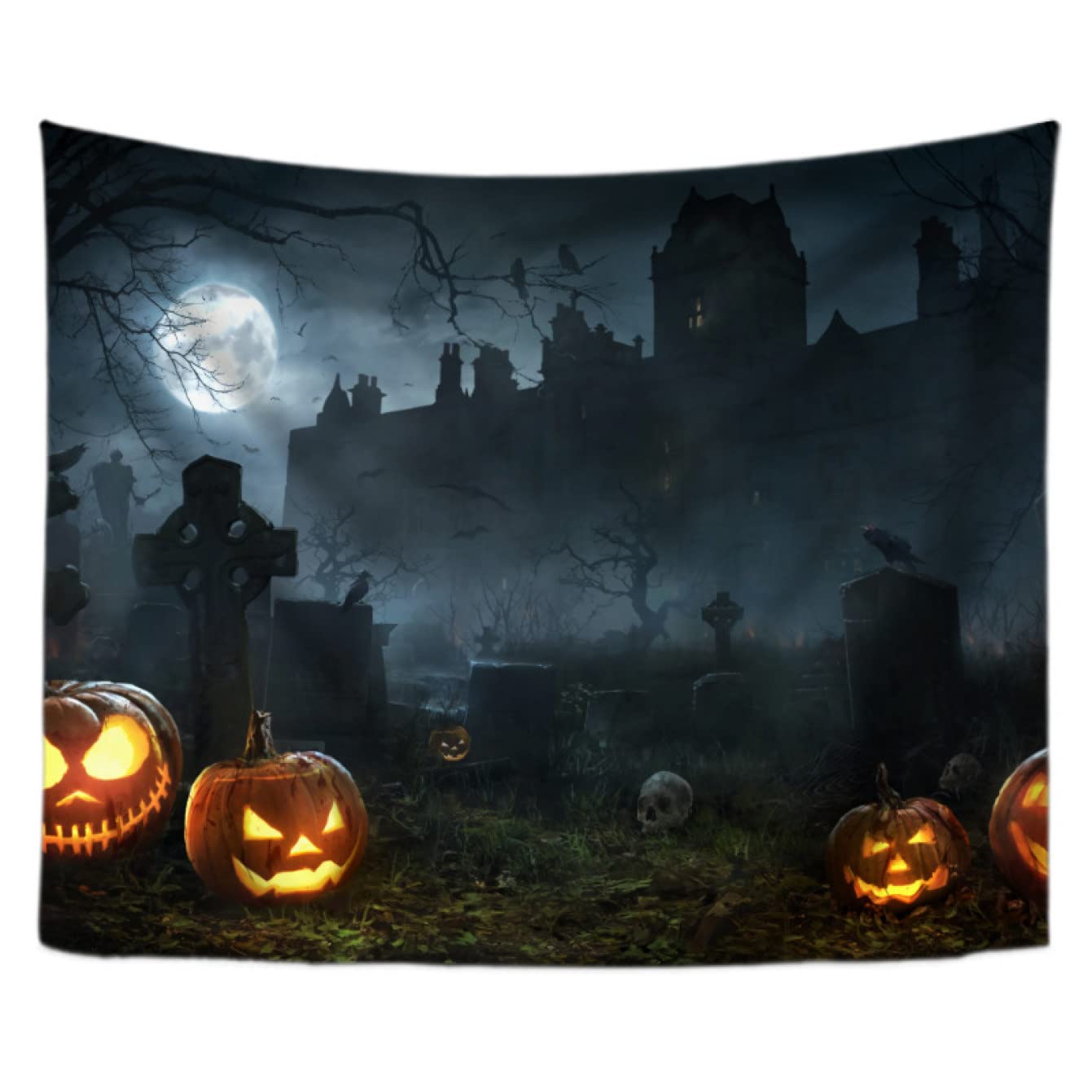 壁面飾り 大きなお城のハロウィン