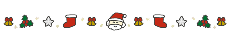 クリスマス セールやギフトに使えるクリスマスイラストのあしらいのバナー素材1080×1080pix無料素材とwebデザイン・DTP・動画制作tigpig