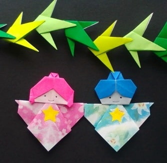 100均ダイソー 七夕グッズ 笹の葉や短冊入りの七夕飾りセット、ガーランドがおすすめ♪お部屋のインテリアにも使える星グッズが可愛い！雪見日和