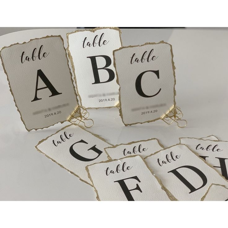 おしゃれな テーブルナンバー が作れる「ペーパーアイテム」8選を紹介DRESSY 公式 ウェディングドレス・ファッション・エンタメニュース