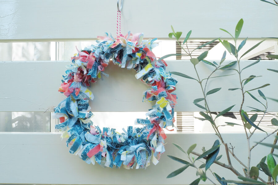 1点物 クリスマス＊布リース ミックス の通販 by cocoron.mmラクマ