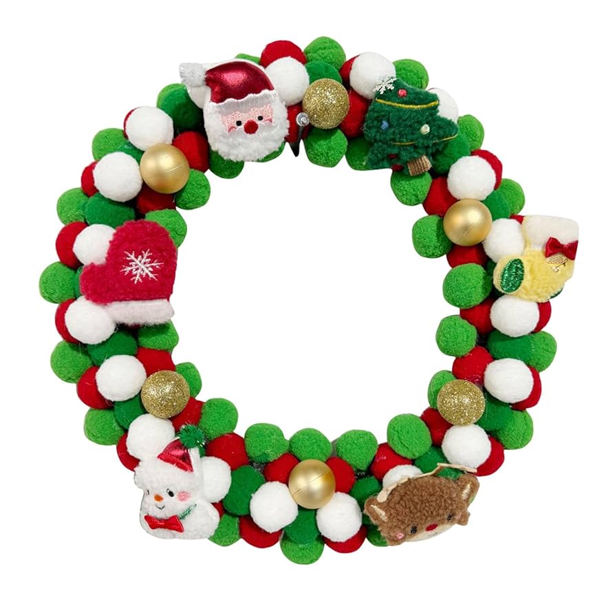100均フェルトで作るヤドリギのクリスマスリースSunny's Life ~お気にいりと暮らす毎日