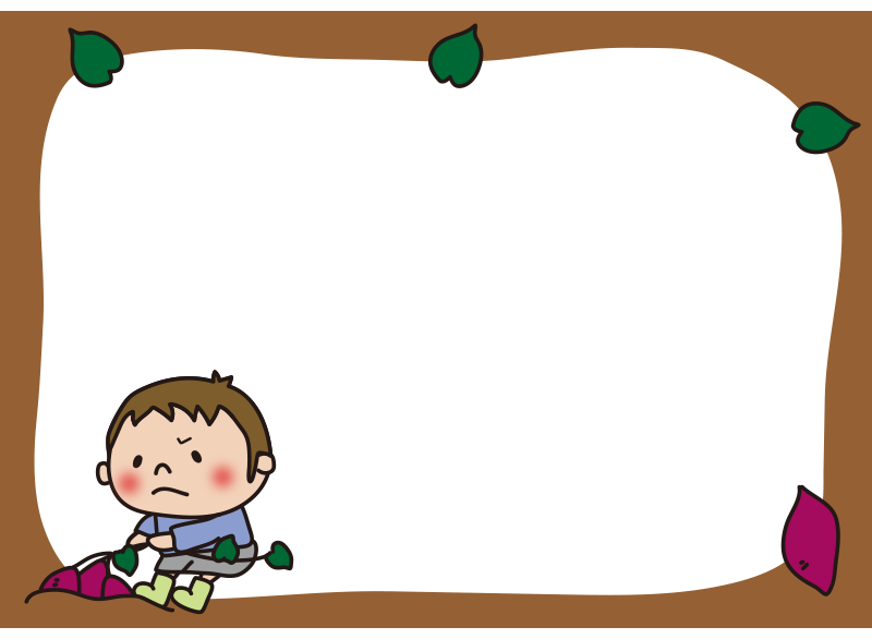 じゃがいも掘りをしている女の子のイラストかわいいフリー素材集 いらすとや