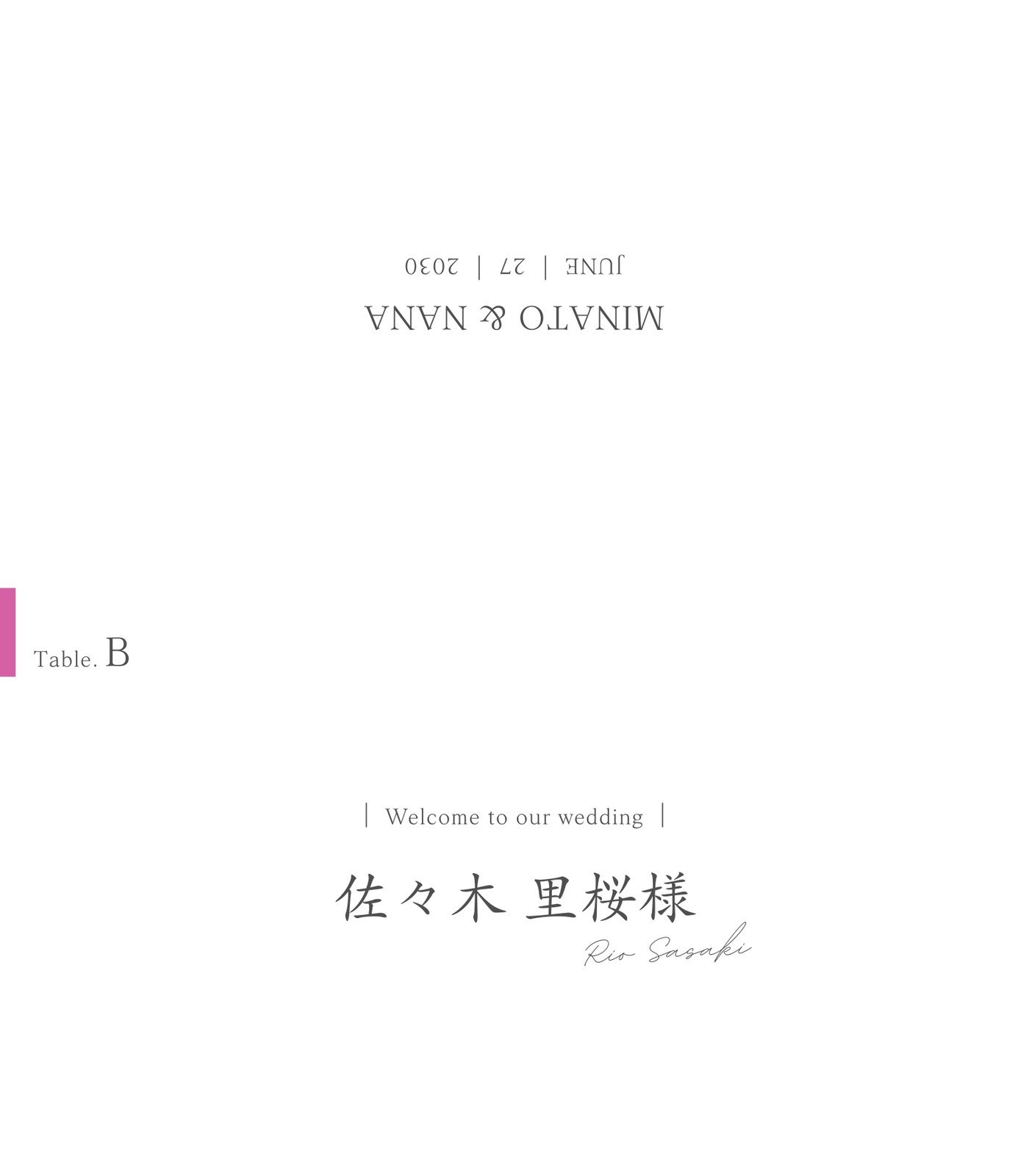 選べるフォント15種類☆2つ折り席札 ティアラ スタンド席札 結婚式 忘年会 新年会 パーティー 予約席 席次表・席札・メニュー表 and NAME通販 18286372Creema クリーマ
