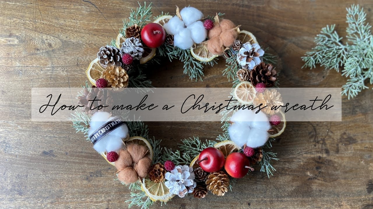 ｸﾘｽﾏｽﾘｰｽを手作り！100均ｾﾘｱ・ﾀﾞｲｿｰ材料で簡単おしゃれに作る方法＆ﾂﾘｰやo-ｵｰﾅﾒﾝﾄも - 100均✖Sweetsレシピ‼