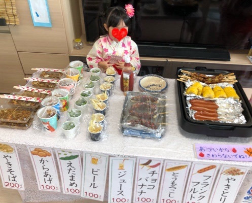 お祭りごっこで楽しむ夏の風物詩