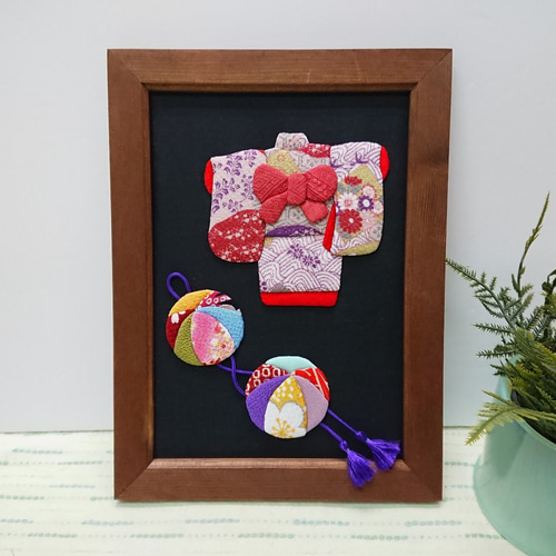 ハンドメイドお正月タペストリ