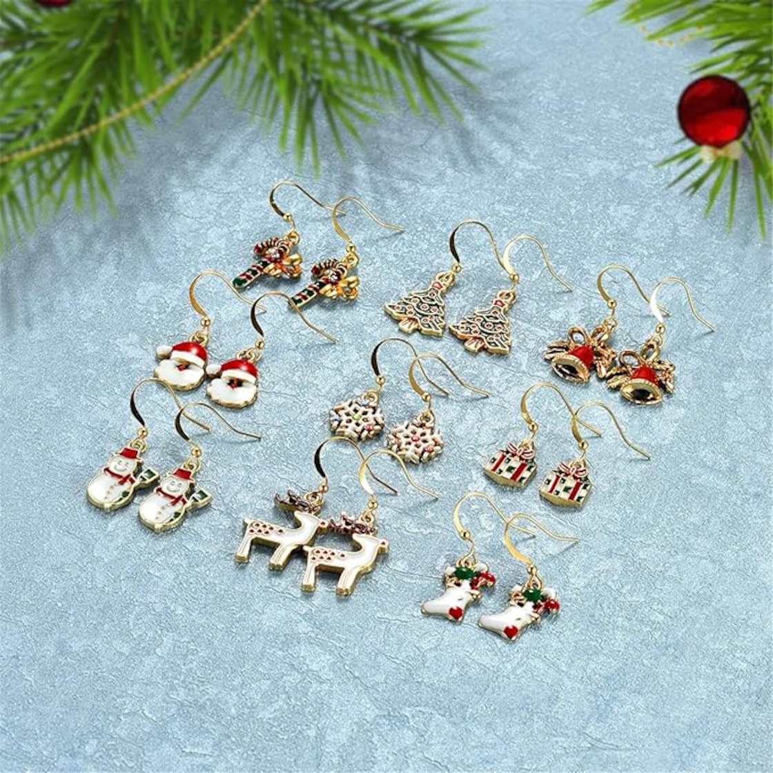 京都発“ピアスのようなイヤリング”「ぴあり」クリスマスジュエリー、雪の結晶＆聖夜の森を表現 - ファッションプレス