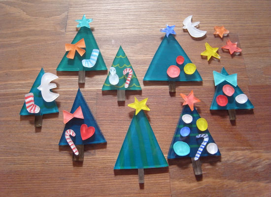 クリスマスブローチの作り方LUMOPLENA 今日もキラキラがいっぱい *´∀｀*