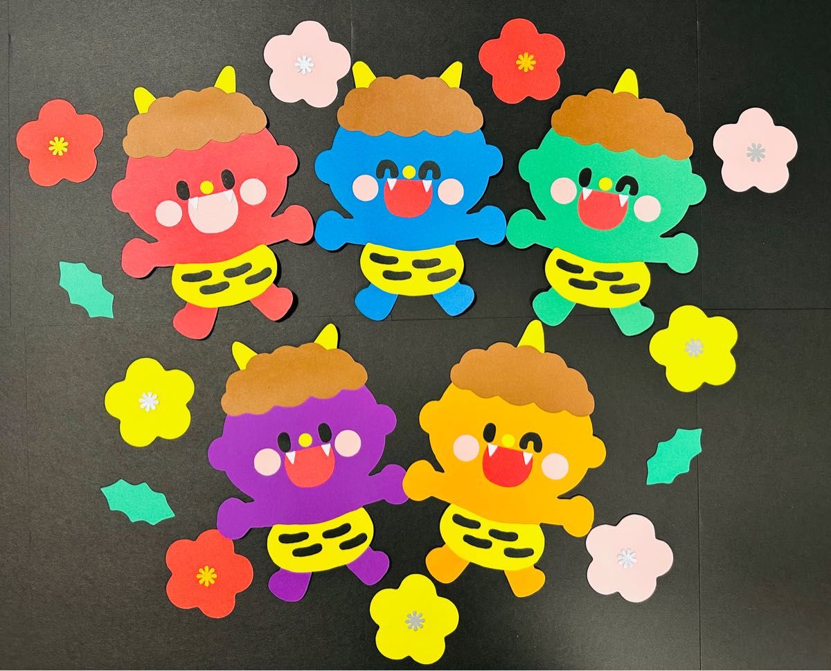 2月 節分 壁面飾り - 壁面飾り☆chimminne byGMOペパボ 国内最大級のハンドメイド・手作り通販サイト