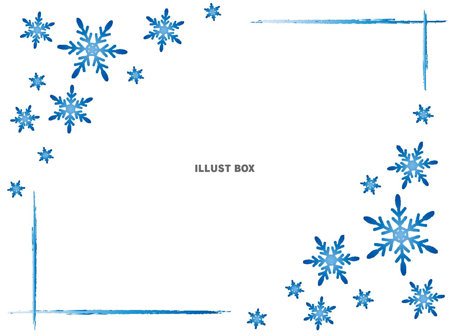 冬におすすめの商用利用可能な無料フレーム・枠素材