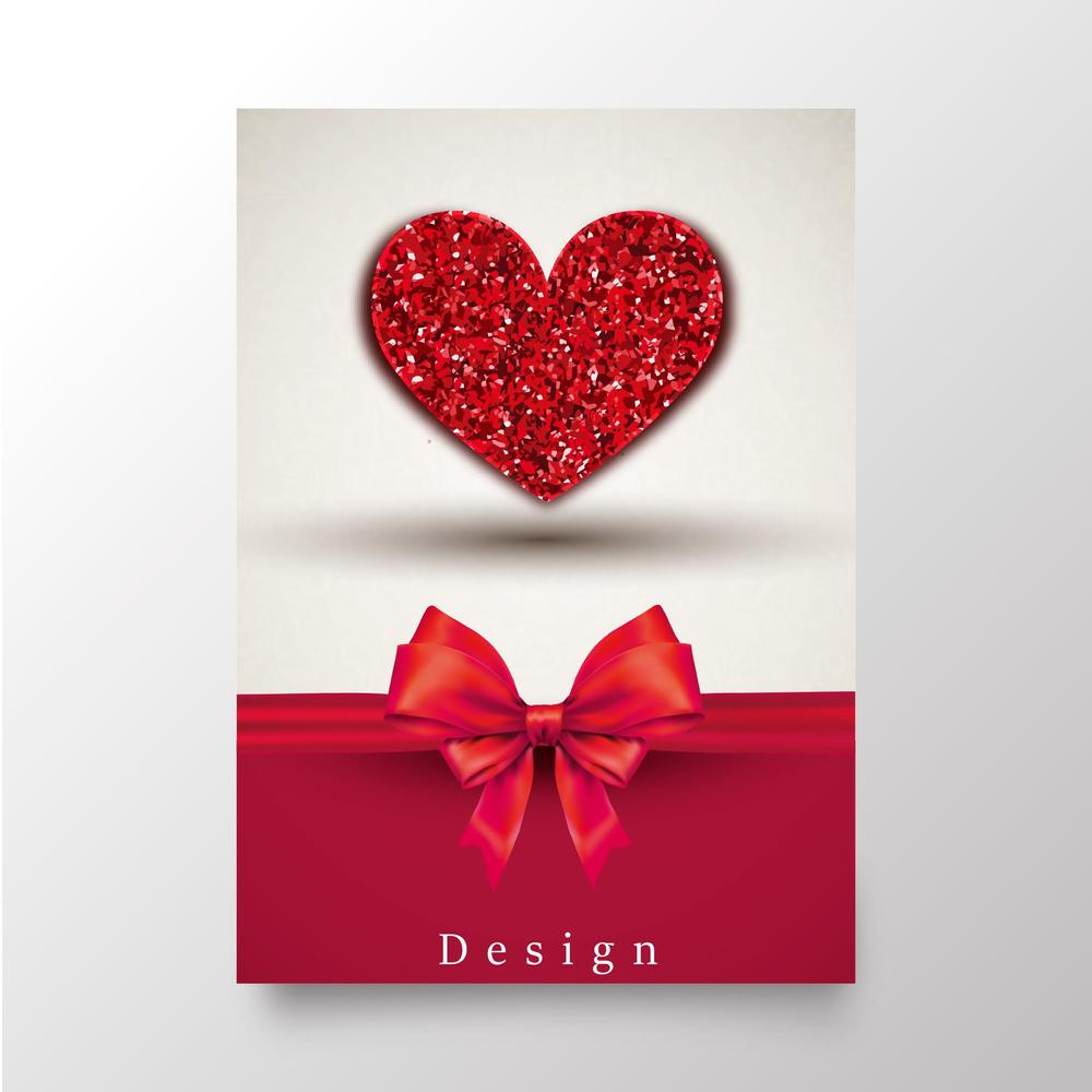 バレンタインデー ポスターの無料ポスターテンプレート 2355 - デザインAC