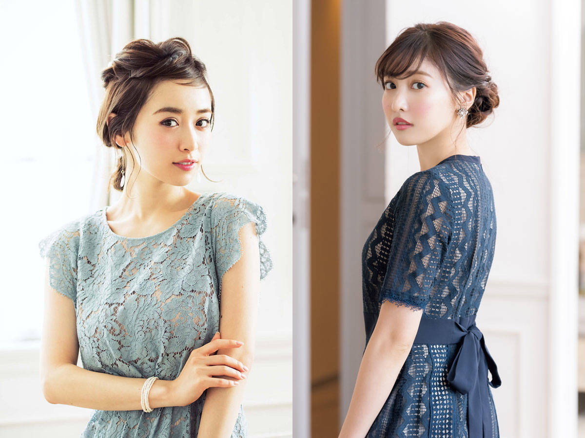 結婚式お呼ばれ髪型 ミディアムヘアのとにかく簡単アレンジ術21選みんなのウェディングニュース