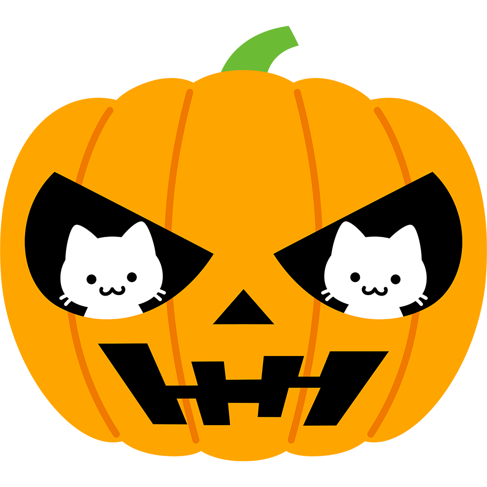 ハロウィン かぼちゃイラスト手書き風！ジャック・オー・ランタン園だより、おたよりで使えるかわいいイラストの無料素材集 イラストだより