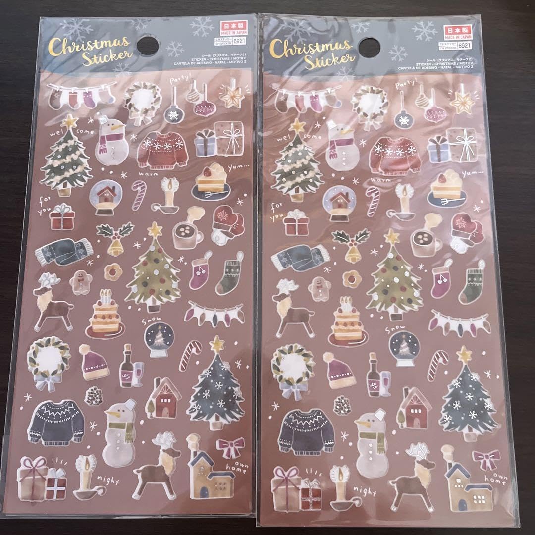 セリア「150枚」クリスマスシールセットの通販 by はるちょび's shopラクマ