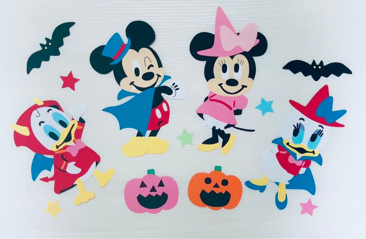 ディズニー ハロウィン ミッキー イラスト フレーム付き ピンセット ピンバッジ ディズニー🎃ハロウィン』ハンドメイド壁面飾りディズニー 🎃ハロウィンハロウィン🎃飾りミッキーミニーミッキーこうもりhandmadeANG幼稚園保育園元幼稚園教諭