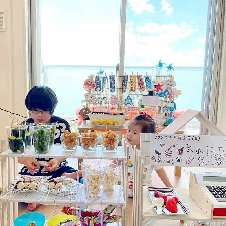 かわいい！盛り上がる！おうちで夏祭りアイデアスタジオキャラット七五三・お宮参り・成人式・マタニティフォトの写真撮影