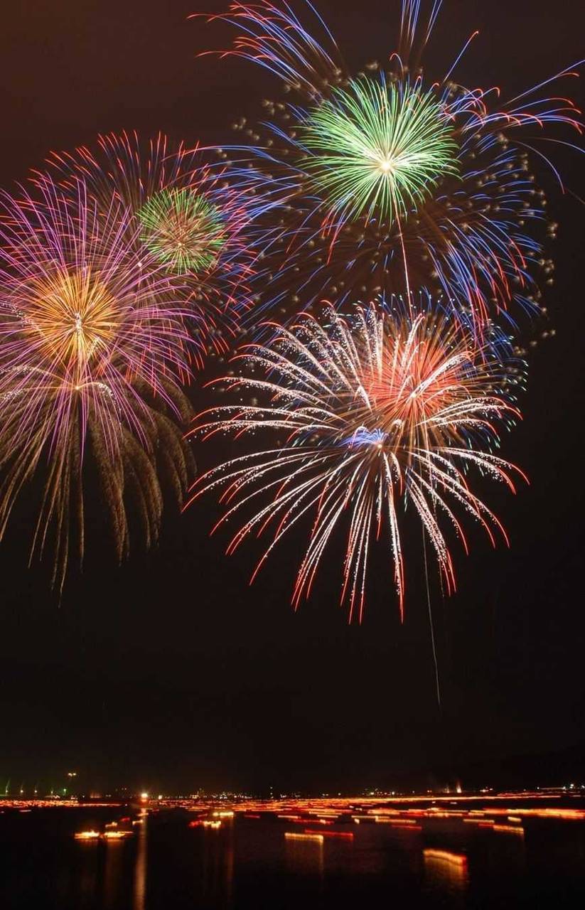 GraphicBaseオンラインショップサイズオーダー 写真 壁紙 シート 夏 花火 そらのしたH-ss17240