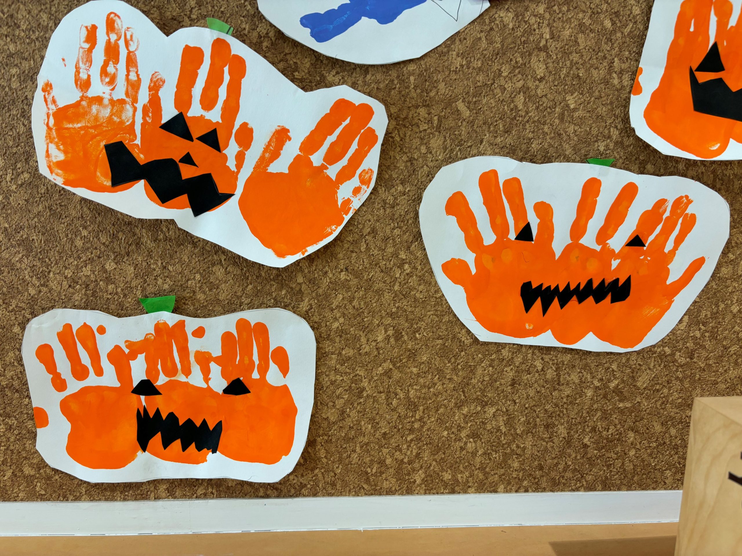 ハロウィン壁面制作 ゆき組 菩提こども園しらさぎ