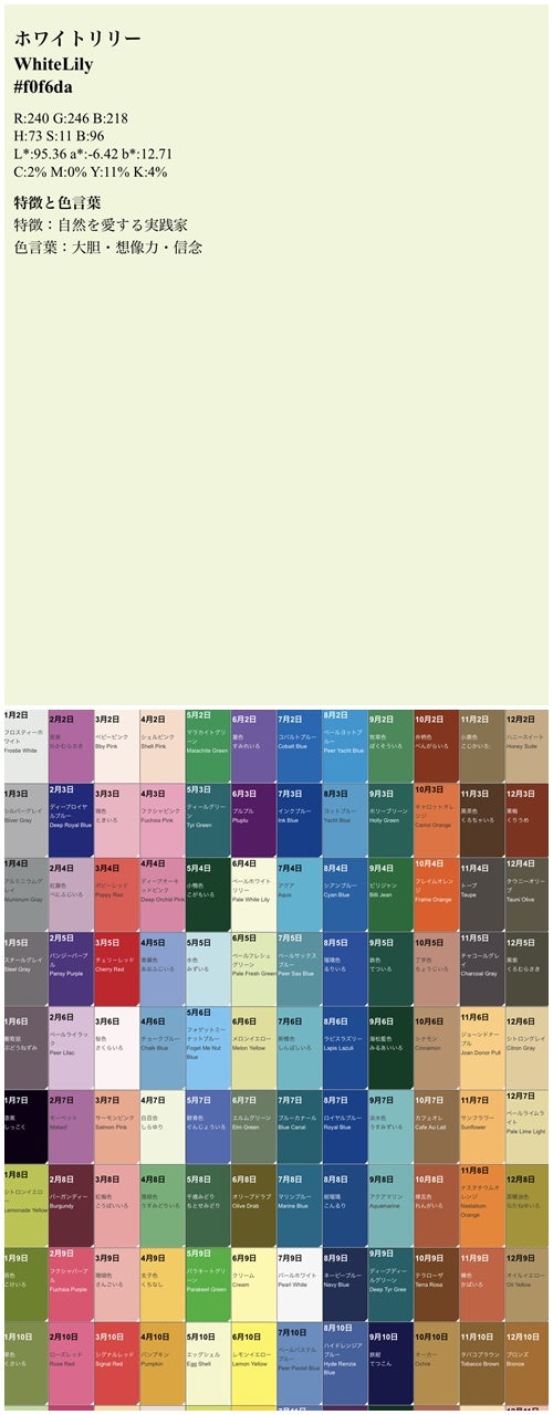 3月4日の誕生色 バースデーカラー コスメ