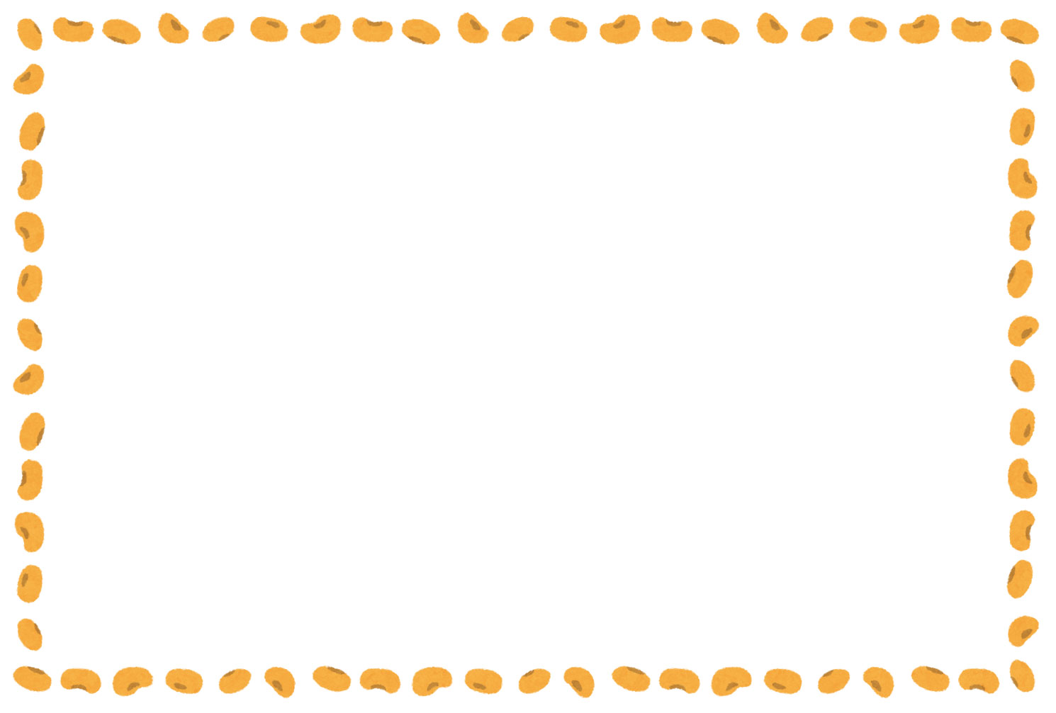 豆まき用の豆を持った男の子＜節分・豆まき・豆・年中行事・2月・子供＞節分に使えるワンポイントカット無料イラスト素材TemplateBox